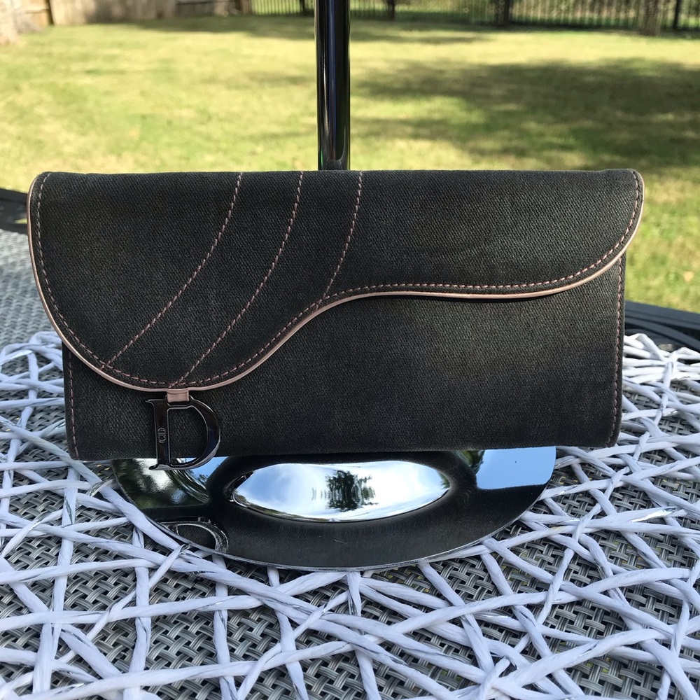 Christian Dior Denim Wallet